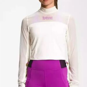 NWT North Face Women’s Trailwear QTM Mock Neck Long-Sleeve | The North Face
